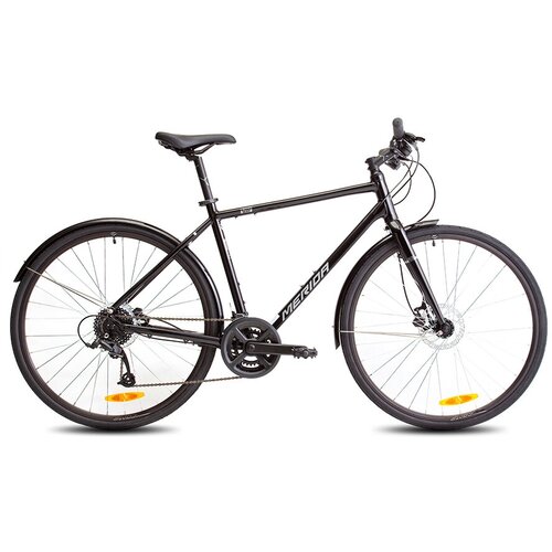 Велосипед дорожный Merida Crossway Urban 50 рама L глянцево-черный/матово-серебристый