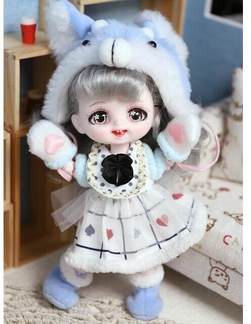 Кукла Pocket Doll Хаски (16 см)