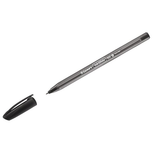 Ручка шариковая Luxor InkGlide 100 Icy (0.5мм, черный цвет чернил) 1шт. (16701/12 Bx)