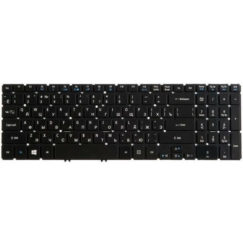 Клавиатура (keyboard) для ноутбука Acer для Aspire V5-552, NK. I1717.0ER клавиатура keyboard zeepdeep для ноутбука acer для aspire v5 552 pb71e05 с подсветкой черная без рамки гор enter nk i1717 0er