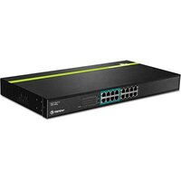 16-портовый коммутатор TRENDnet TPE-T88g GREENnet PoE+ 10/100 Мбит/c