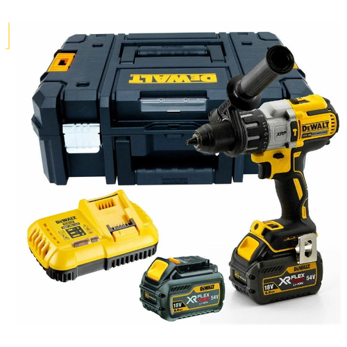 Аккумуляторная безударная бесщеточная дрель-шуруповерт DeWALT DCD991T2 дрель шуруповерт безударная бесщеточная аккумуляторная xr dewalt dcd777d2t qw