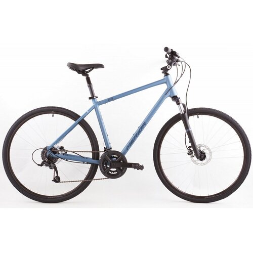 Велосипед Merida Crossway 50 (2023) S(47cm) MattSteelBlue/DarkBlue