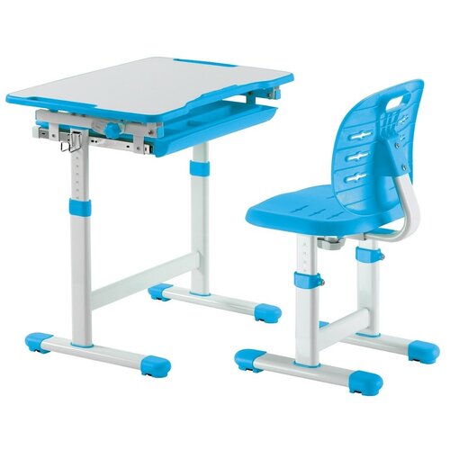 Комплект парта + стул трансформеры Piccolino III Blue