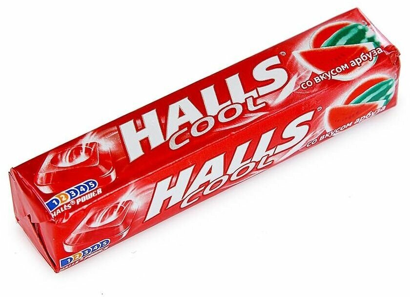 Леденцы Halls (Холлс) со вкусом арбуза 12 упак. ООО Мон'дэлис Русь - фото №7