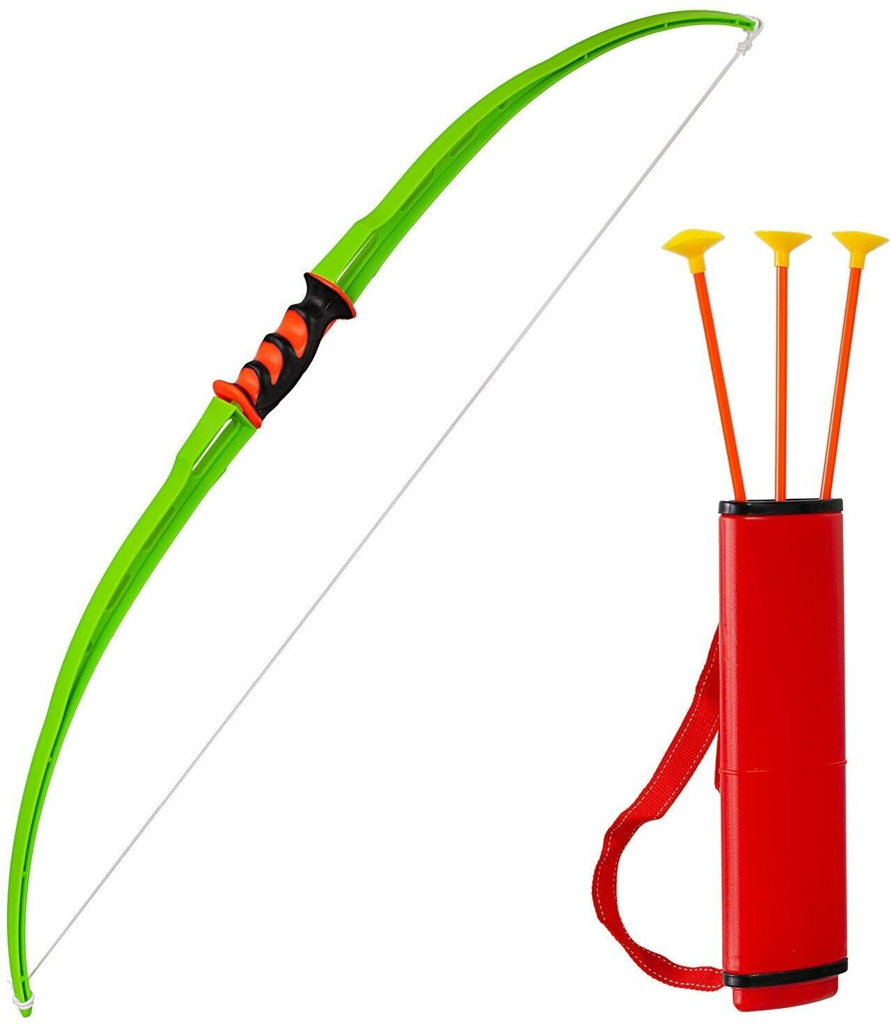 Лук со стрелами ABtoys на присосках и духовая трубка в наборе (S-00059) - фото №9