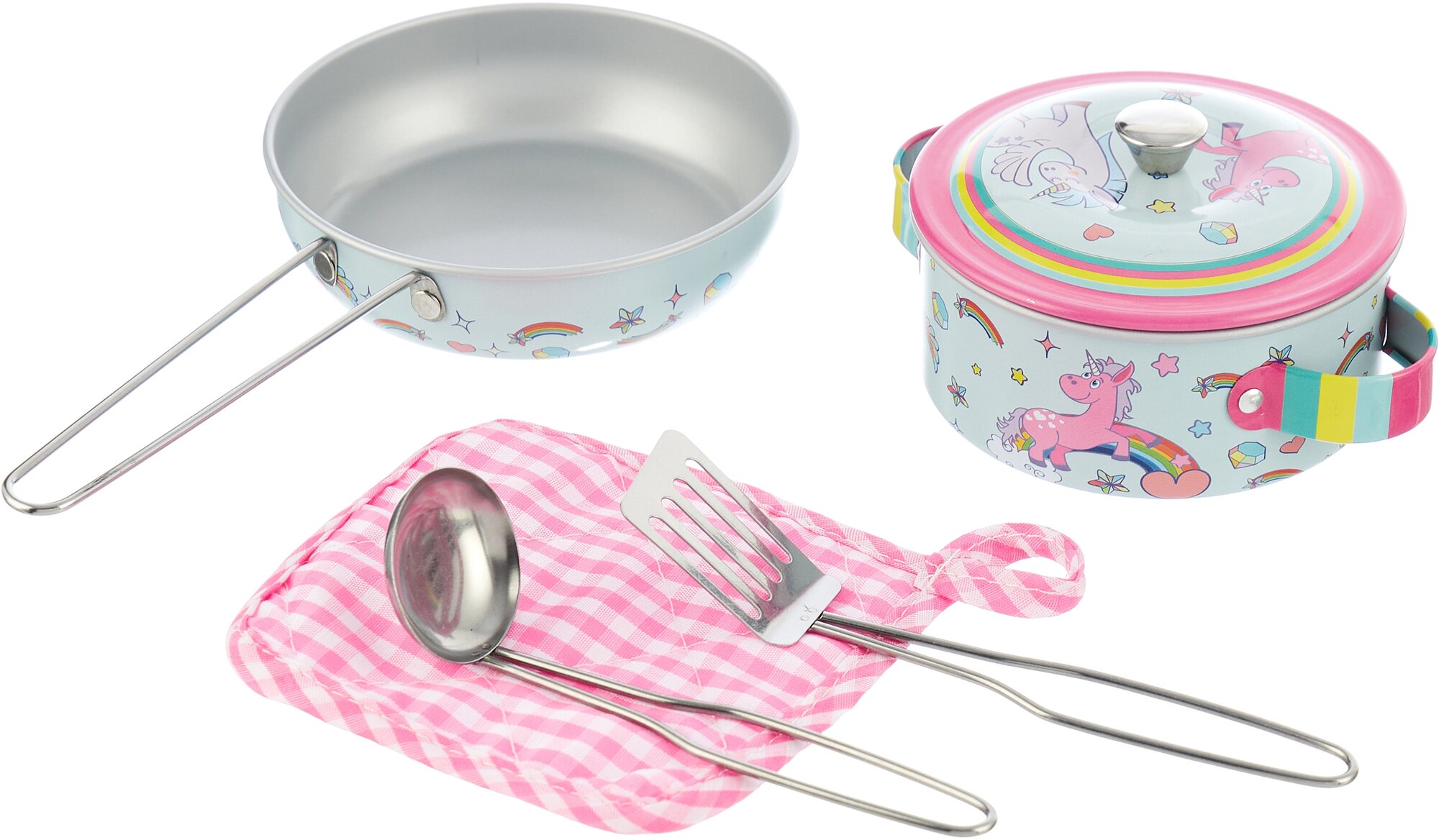 Набор металлической посуды для готовки Mary Poppins Единорог