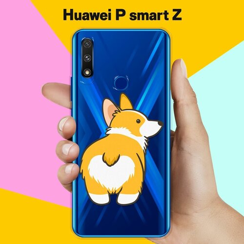 Силиконовый чехол Корги на Huawei P smart Z силиконовый чехол корги узором на huawei p smart z