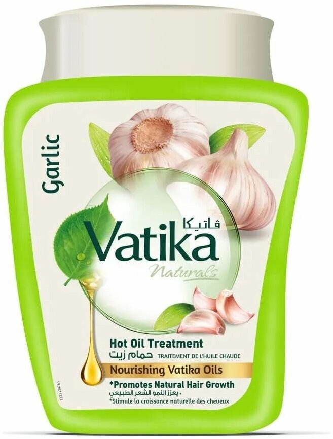 Vatika Garlic Маска с экстрактом чеснока для роста волос 500 г