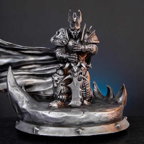 Артас Король Лич коллекционная металлическая фигурка Варкрафт / Arthas The Lich King World of WarCraft