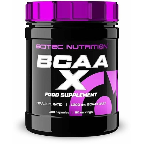 BCAA X Незаменимые аминокислоты Scitec Nutrition 180 капсул 90 порций