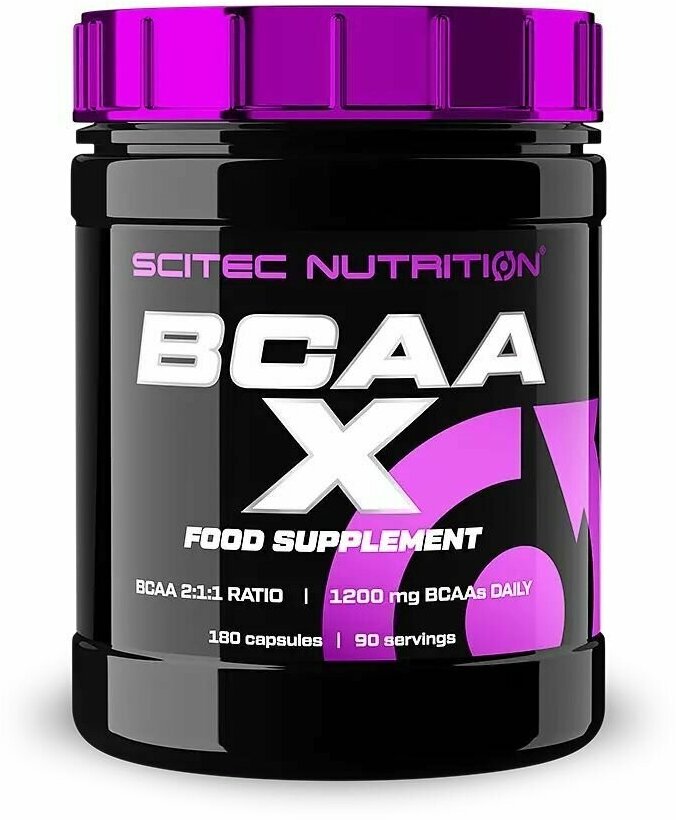 BCAA X Незаменимые аминокислоты Scitec Nutrition 180 капсул 90 порций