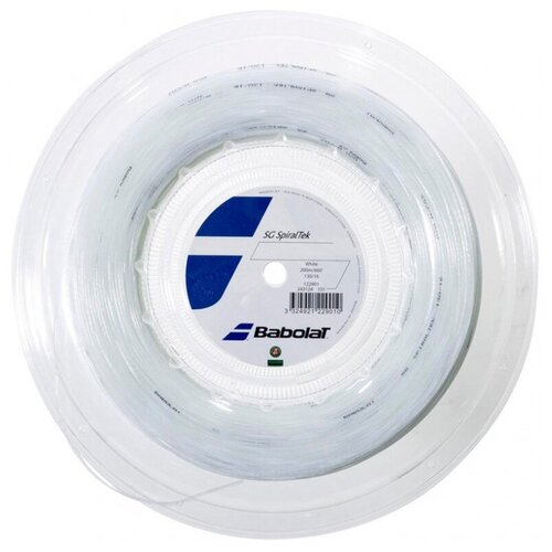 фото Струна для тенниса babolat 200m sg spiraltek, white, 1.25