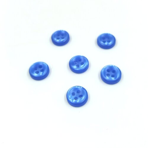 Пуговицы синие 10 шт 1.1 см