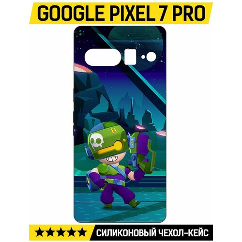 Чехол-накладка Krutoff Soft Case Brawl Stars - Контрабандистка Пенни для GOOGLE Pixel 7 Pro черный чехол накладка krutoff soft case brawl stars контрабандистка пенни для google pixel 7 pro черный