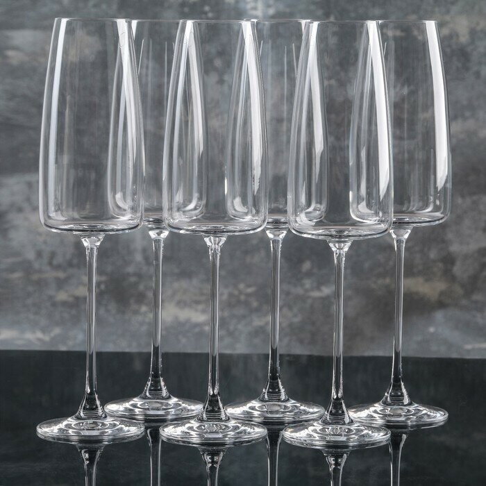 Набор бокалов для шампанского Lord, 340 мл, 6 шт