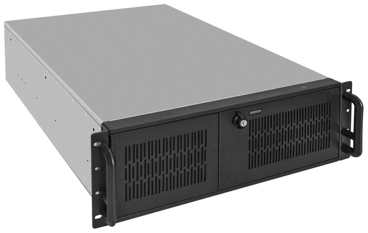 Server Case 4U Exegate (Pro 4139L) Black, E-atx, 600W с дверцей(24+4x4+2x6/8пин) (ex234968rus) .