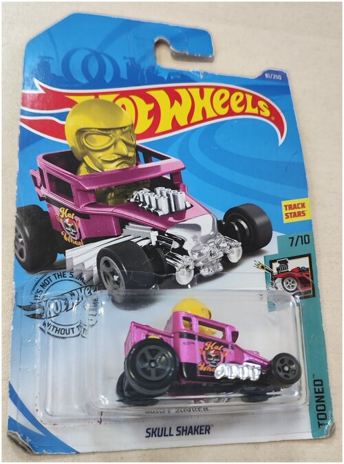 Hot Wheels Машинка базовой коллекции SKULL SHAKER розовая C4982/GHD46