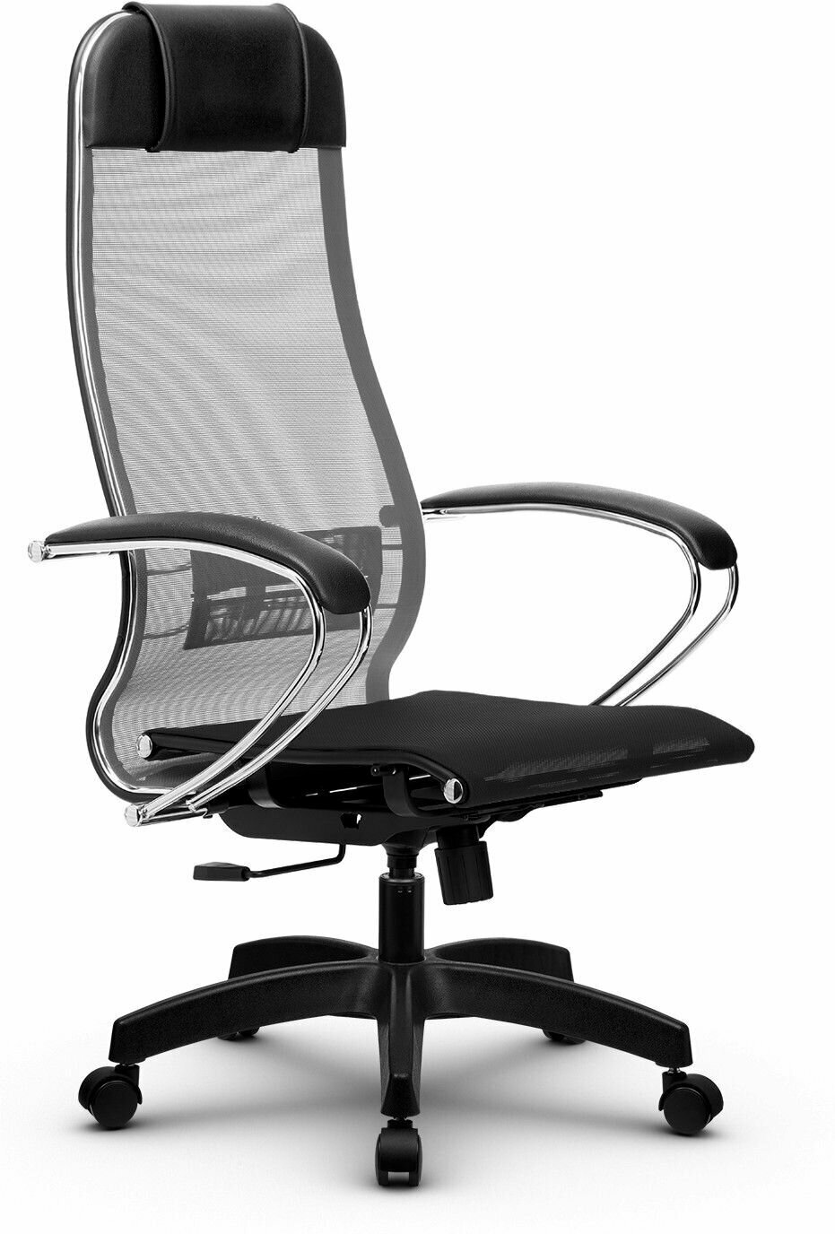 Компьютерное кресло МЕТТА-4(MPRU)/подл.131/осн.001 серый