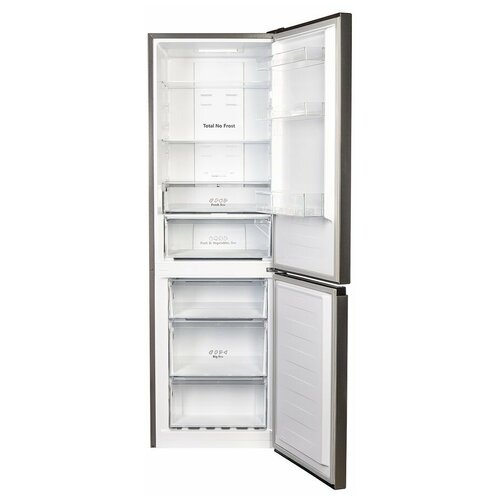 Холодильник LERAN CBF 206 IX NF графитовый холодильник leran cbf 220 ix серебристый