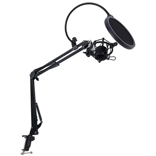 proel dst260 настольная стойка пантограф для студийного микрофона Настольная стойка для микрофона пантограф с металлическим пауком и поп-фильтром