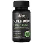 Детокс-комплекс Urban Formula Green detox , суперфуд хлорелла, спирулина, 60 таблеток - изображение