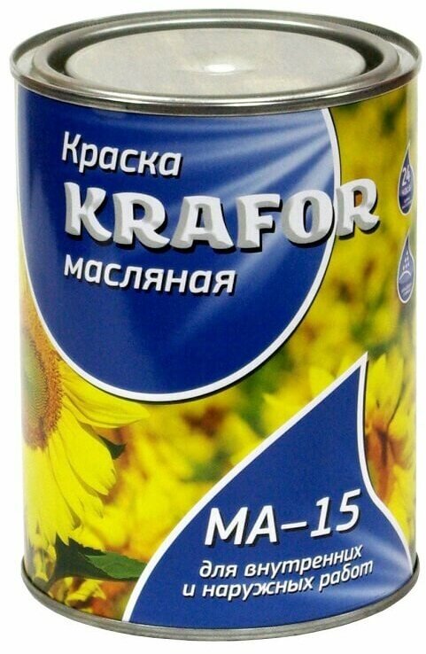 Краска Krafor МА-15 сурик железный 1кг