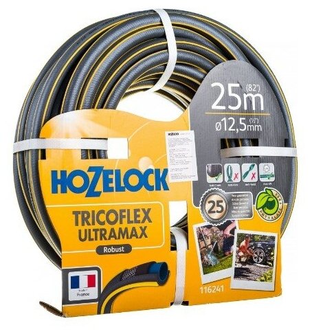 Шланг HoZelock 116241 Tricoflex Ultramax 1/2" 25 м - фотография № 3