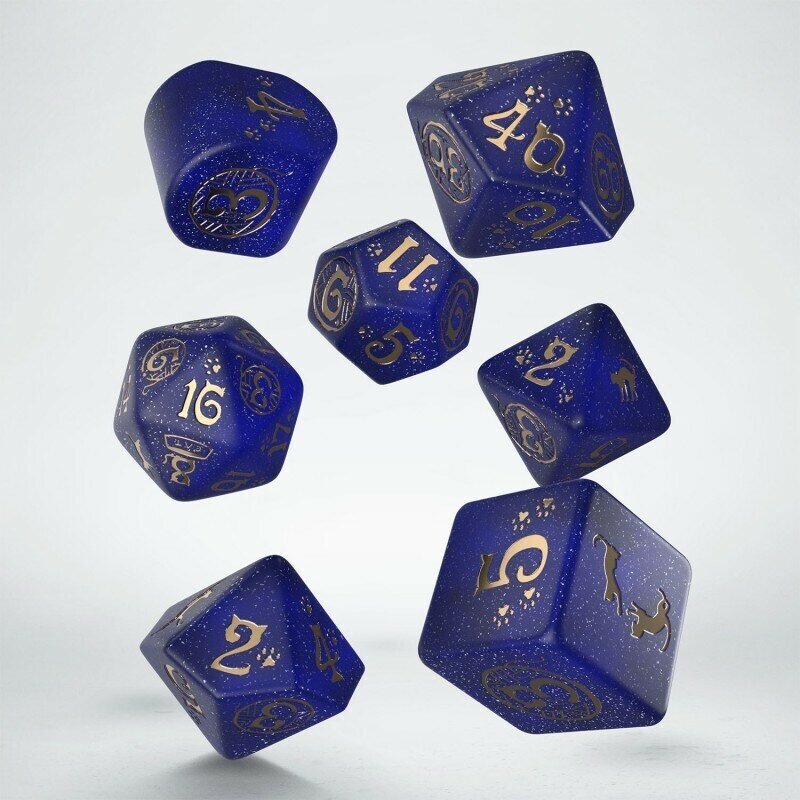 Набор кубиков Japanese Dice Set, Deep Night Firefly, 7 шт. Q-Workshop - фото №1