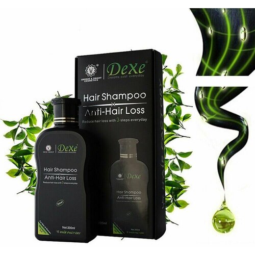 Dexe Шампунь от выпадения волоc 200мл с экстрактом женьшеня