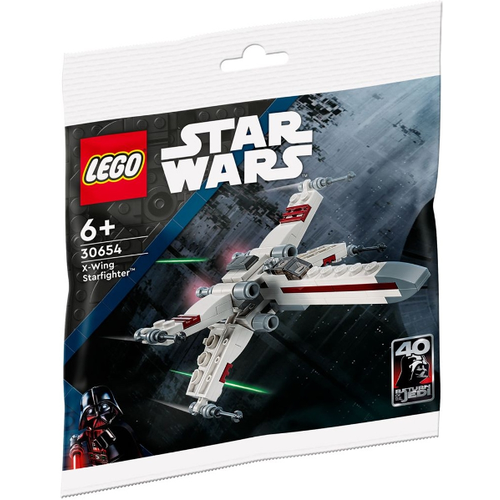 Конструктор LEGO Star Wars 30654 Крестокрылый истребитель конструктор lego star wars the mandalorian s n 1 starfighter звёздный истребитель мандалорца n 1 412 деталей 75325