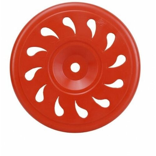 Летающая тарелка фрисби, диск для подвижных игр, красный цвет, вертушка игрушка для ребенка диаметр 20 см