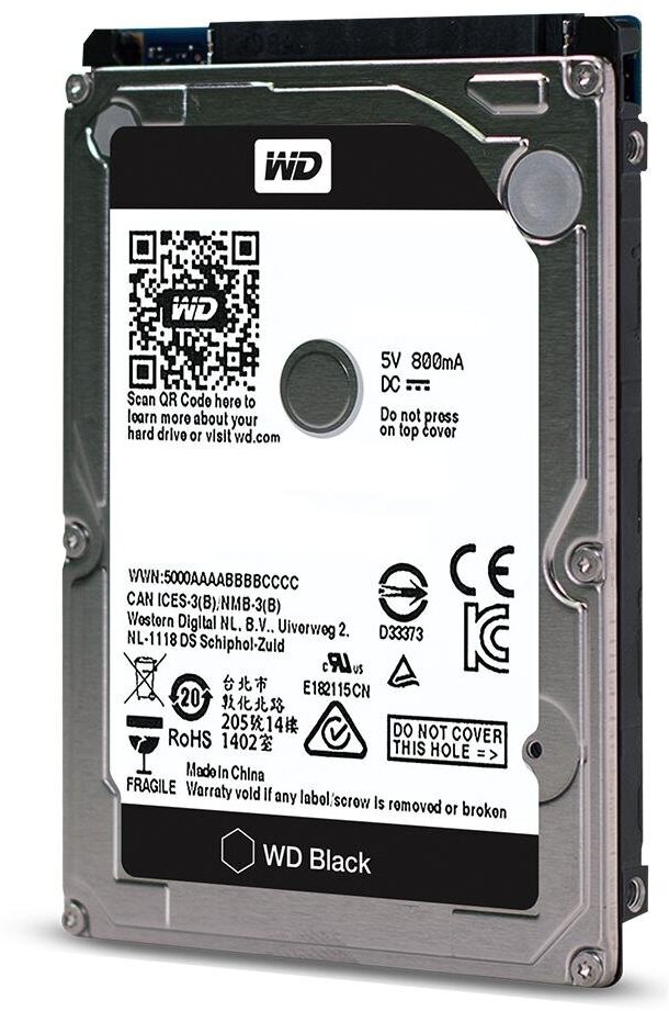 Жесткий диск Western Digital WD Black 500 ГБ WD5000LPLX