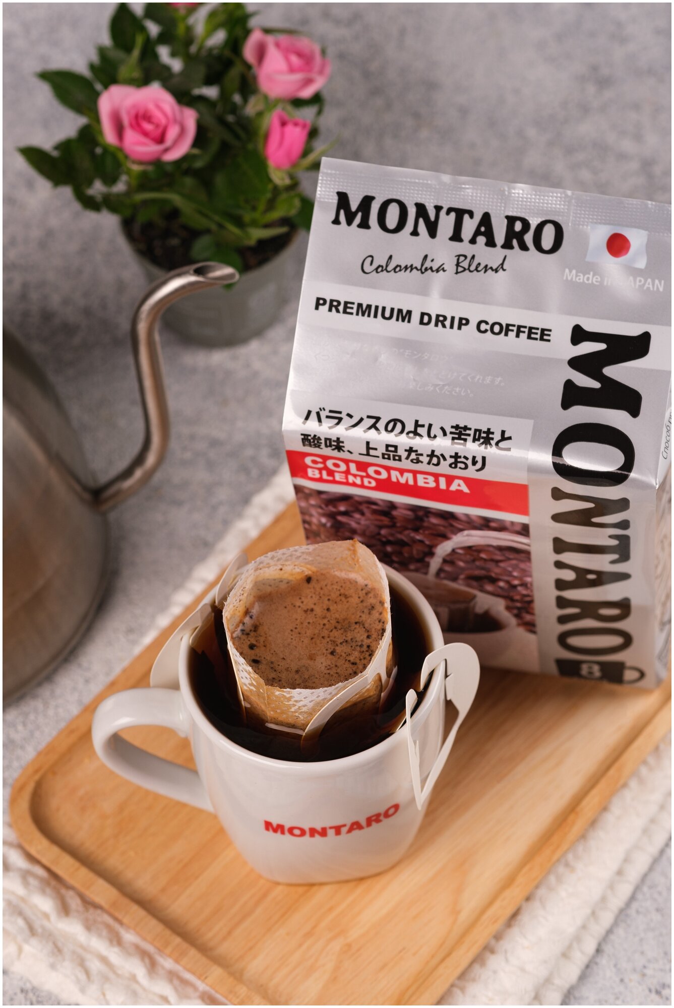 Молотый кофе MONTARO Colombia Blend, в дрип-пакетах, 8 уп., 56 г - фотография № 5