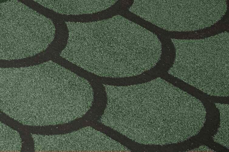 Рулонная гибкая черепица технониколь Architect Бобровый хвост, 8м² зеленый - фотография № 5