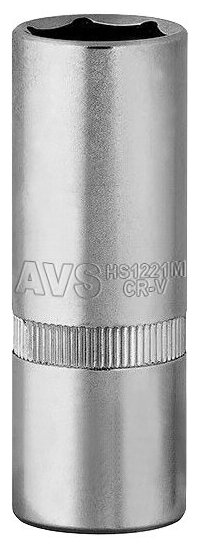 Головка свечная 6-гранная 1/2 DR (21 мм) магнитная AVS HS1221M