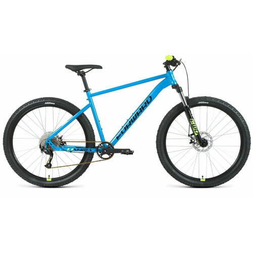 Горный MTB велосипед Forward Sporting 275 XX Disc 2021 рама 19 сине-желтый 2964200₽