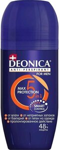 DEONICA Антиперспирант For men Max protection 5в1, 50 мл