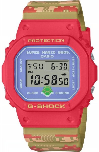 Наручные часы CASIO G-Shock, красный, фиолетовый