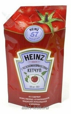 Кетчуп Heinz с чесноком и пряностями - фото №12