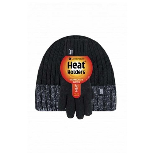 Термошапка детская Heat Holders TURN OVER и перчатки BSKHG302BLK11