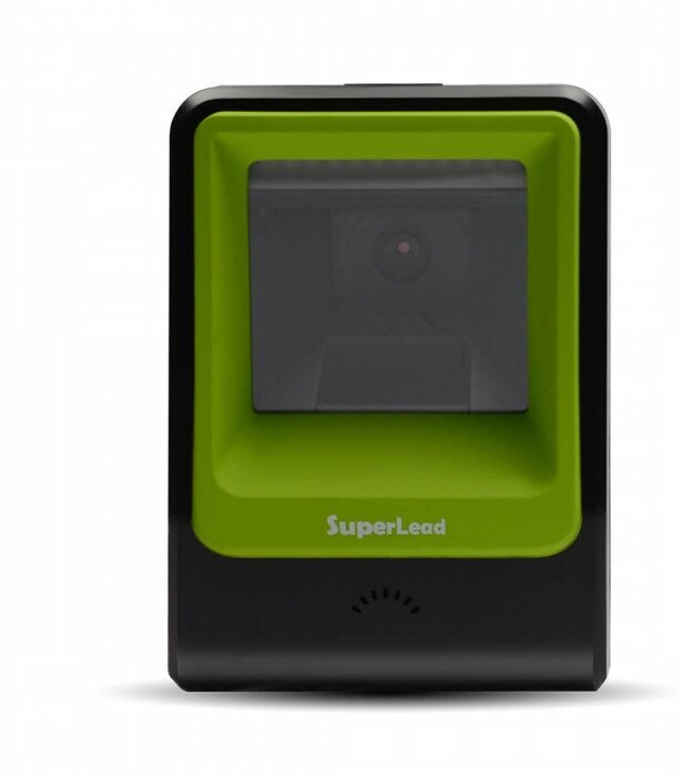 Стационарный 1D/2D сканер штрих кода MERTECH 8400 P2D Superlead USB Green ЕГАИС. Маркировки