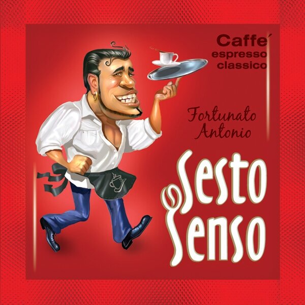 SESTO SENSO / Кофе в чалдах "Fortunato Antonio" (чалды, стандарт E.S.E., 44 мм ), 18 шт - фотография № 2