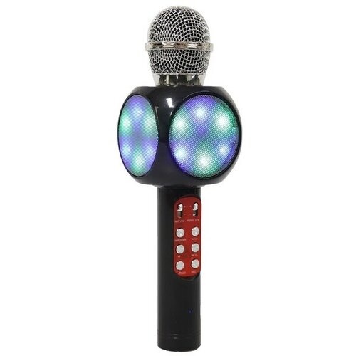Микрофон для караоке LuazON LZZ-60 1800 мАч LED чёрный 230000₽