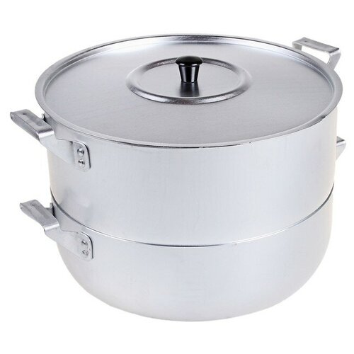 Мантоварка 45 л металлическая крышка цвет хромированный 3852₽