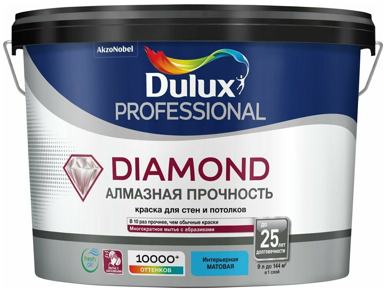 Краска водно-дисперсионная Dulux Professional Diamond