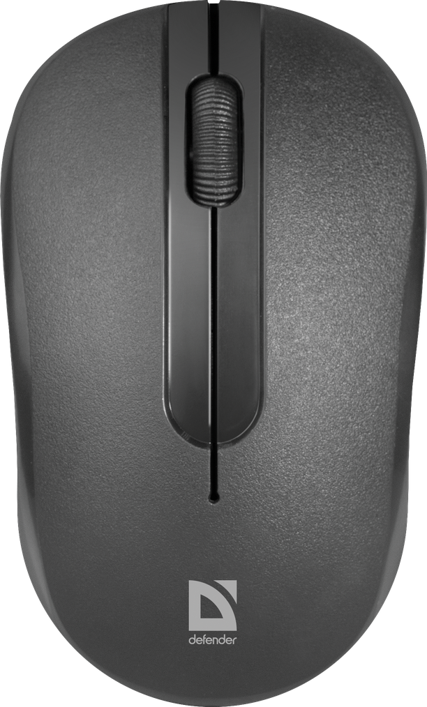 Мышь Defender Hit MM-495 3 кнопки,1600 dpi беспроводная оптическая, 2 × AAA (не в комплекте)