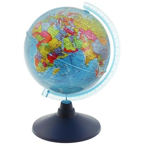 2в1 Глобус Земли Globen политический 25см с двойной системой подсветки (от батареек и USB, провод в комплекте)