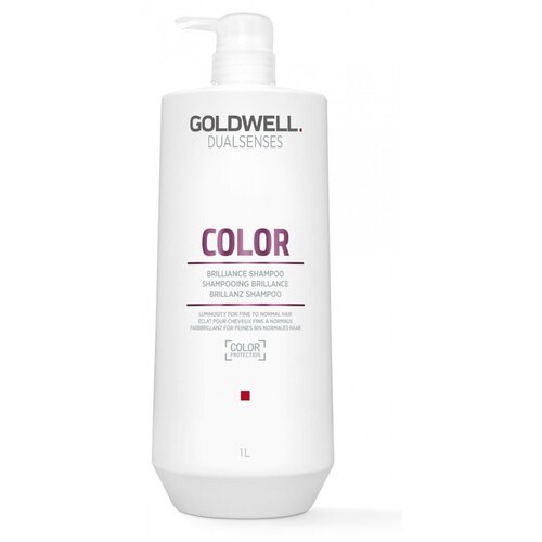 Goldwell Dualsenses Color Brilliance Shampoo - Шампунь для окрашенных волос 1000 мл шампунь для волос goldwell шампунь для окрашенных волос питательный dualsenses color extra rich brilliance shampoo