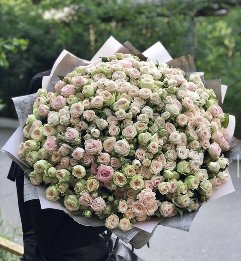 Букет Пионовидные розы 201 шт красивый букет цветов шикарный премиум букет.